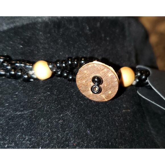 Necklace 17" and Earrings 2" set Red Corral Mother of pearl - Picture 4 of 6